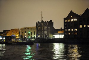 Britain's oldest police station at Wapping in east London.This is the HQ of Thames Division, the river police.