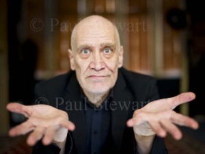 Guitarist Wilko Johnso who has announced he is dying of terminal cancer and is making a farewell CD and embarking on a farewell tour Seen here photographed at his home in Westcliff on Sea Essex UK To go with words by Paul Stewart ©Picture by Paul Stewart for Musicosis © Paul Stewart Media 2012